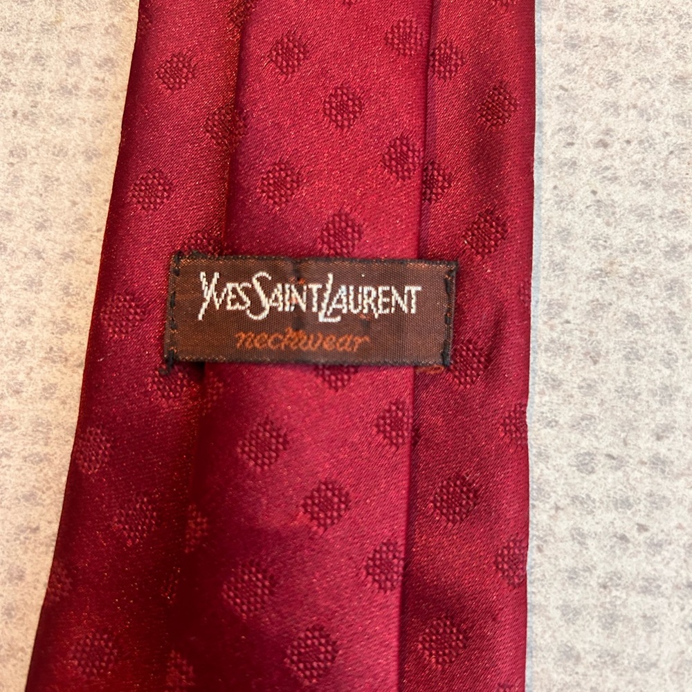 Yves Saint Laurent vintage tie